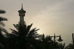 Minarett im Abendlicht