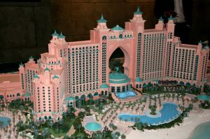 Architektur Modell - Atlantis Hotel