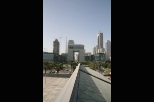 Blick auf das Dubai International Financial Centre