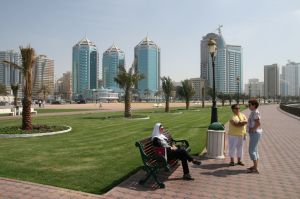 Blick auf Sharjah