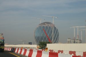 Baustelle auf dem Weg nach Abu Dhabi