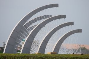 Springbrunnen in Abu Dhabi