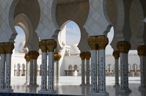 Blick in den Hof der Moschee